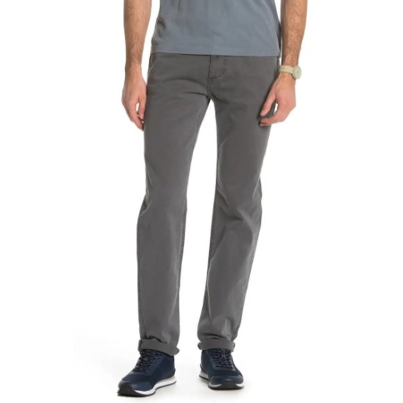 JOE’S JEANS gray The Brixton straight and narrow twill pants - Picture 1 of 6